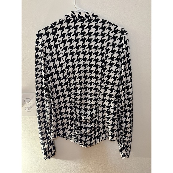 Joseph Ribkoff Houndstooth‎ Pattern Zip Up Vintage Women's Size 8 - Picture 3 of 3